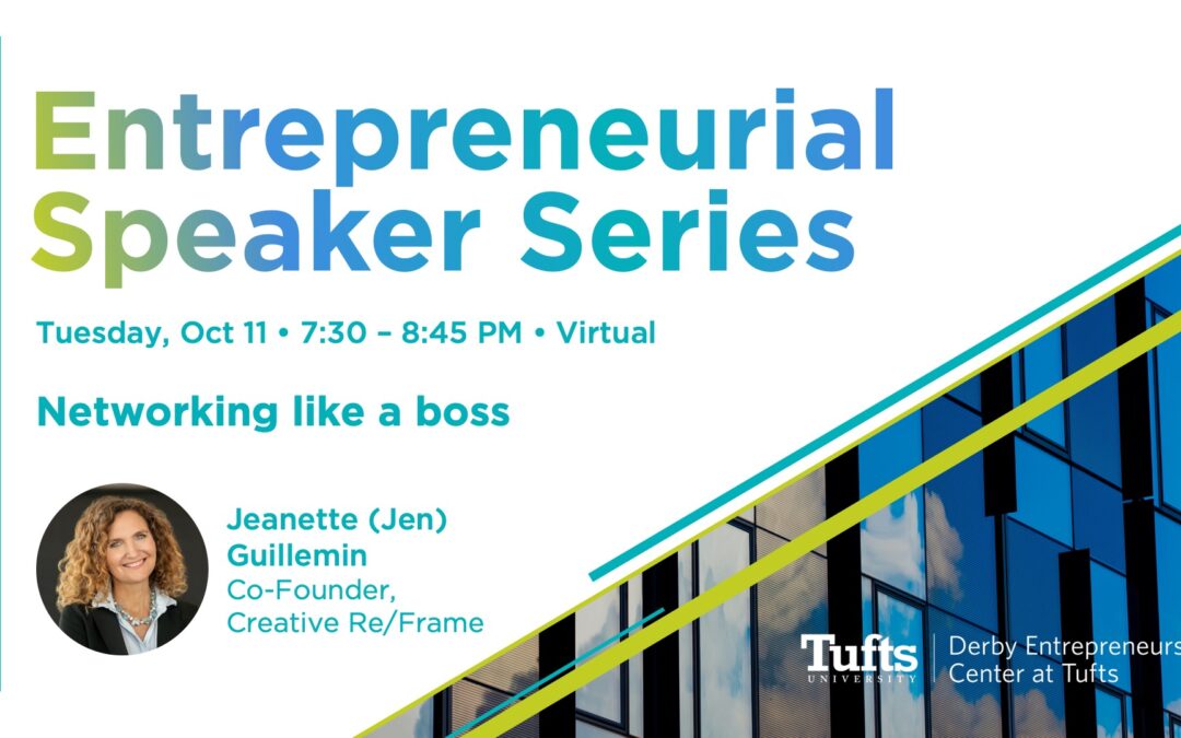 Entrepreneurial Speaker Series: Jen Guillemin, Cofounder, Creative Re/Frame