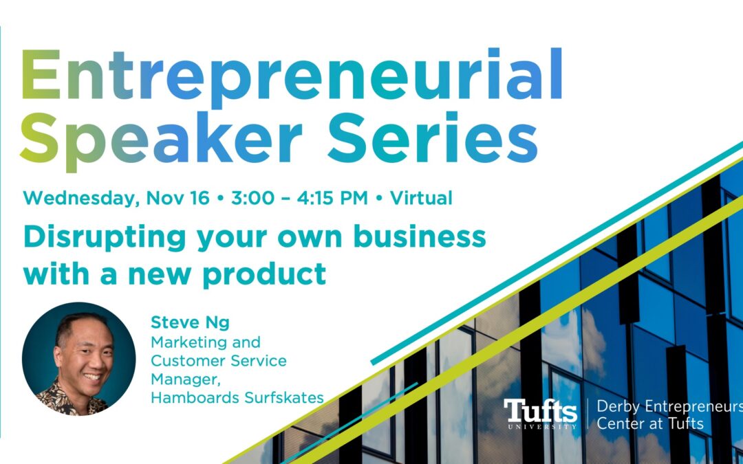 Entrepreneurial Speaker Series: Steve Ng, Marketing and Customer Service Manager, Hamboards Surfskates