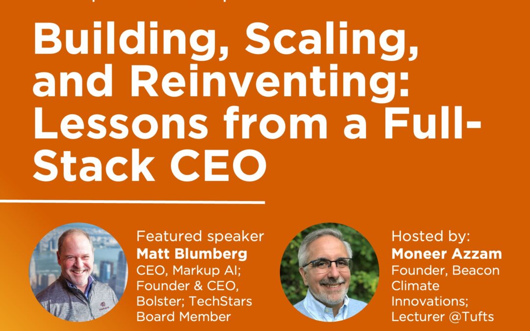 Building, Scaling, and Reinventing: Lessons from a Full-Stack CEO