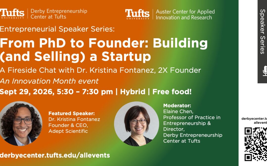 Innovation Month: Hybrid Event – From PhD to Founder: Building (and Selling) a Startup