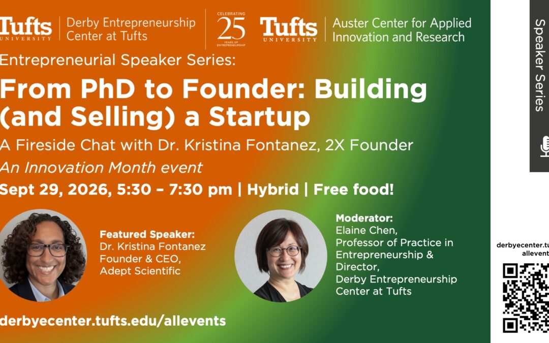 Innovation Month: Hybrid Event – From PhD to Founder: Building (and Selling) a Startup