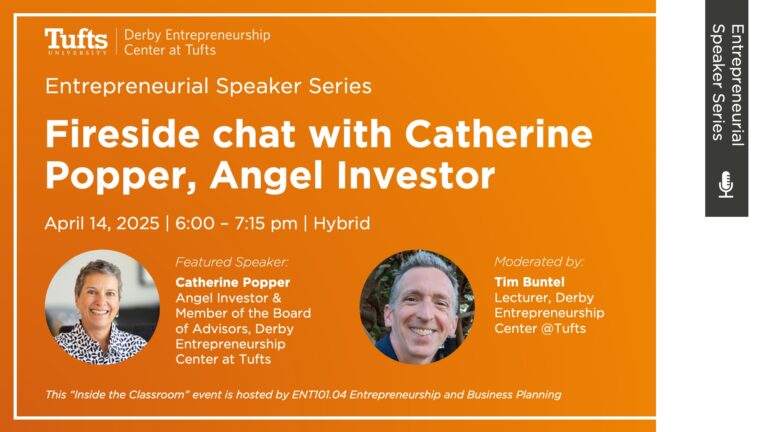 Fireside chat with Catherine Popper, Angel Investor